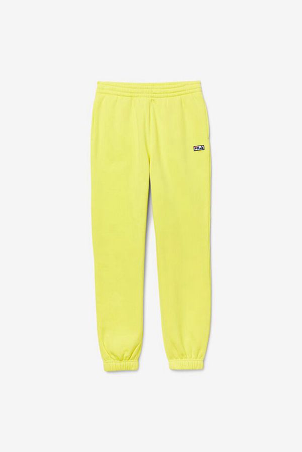 Calca Jogger Fila Mulher Douradas - Fila Lassie Fleece En Portugal,MVUI-12893